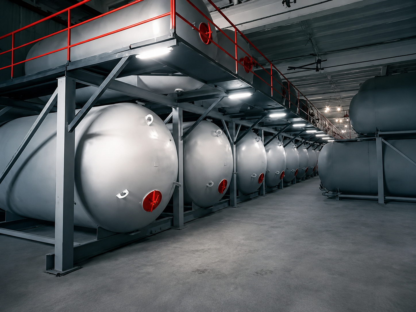 Industrial fiberglass production facility